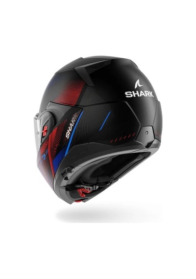 Shark Oxo Speed-tech Mat Mavi-kırmızı Modüler Kask Renkli Cam Ve Pınlock Hediyelidir