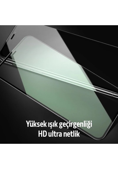 Ally Apple İphone Uyumlu 11 Pro Max Anti -blue Green Light Göz Korumalı Tempered Full Ekran Koruyucu- 5775 standart