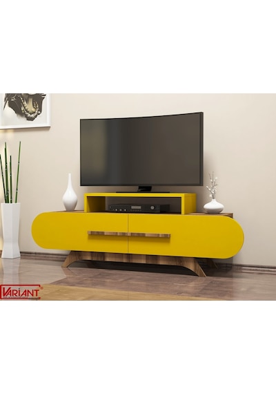 Variant Variant Rose Tv Sehpasi Tv Ünitesi ( Ceviz-Sari )