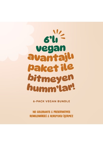 Organik Çubuk Kraker Atıştırmalık Paketi - 6 Adet 2 Çeşit 275 G