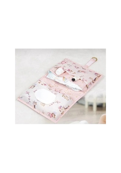 Tr Bebek 3'lü Set, Bebek Bakım Çantası, Alt Bakım Çantası, Kirli Çamaşır Sepeti, Pembe