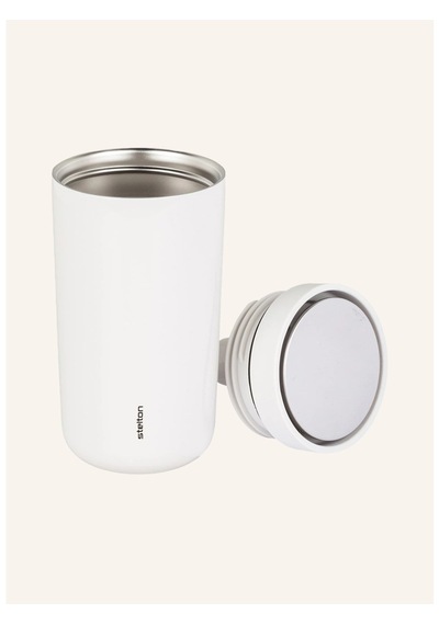 To Go Clıck Termo Kupa, 200 Ml, Çift Duvarlı, Tıklama Fonksiyonlu Kapak, Sıcak Ve Soğuk Içecekler Için Beyaz
