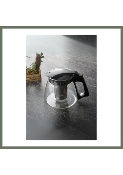 Bezos Süzgeçli Cam Demlik 1100 Ml Bezos1