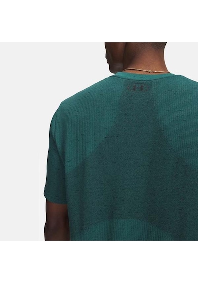 Under Armour Heavyweight Armour Label Erkek Yeşil Tişört