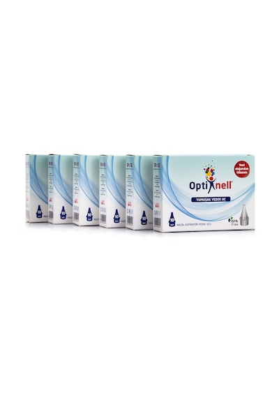 Optinell Yumuşak Uçlu Burun Aspiratörü Yedek Ucu 6 x 10'lu