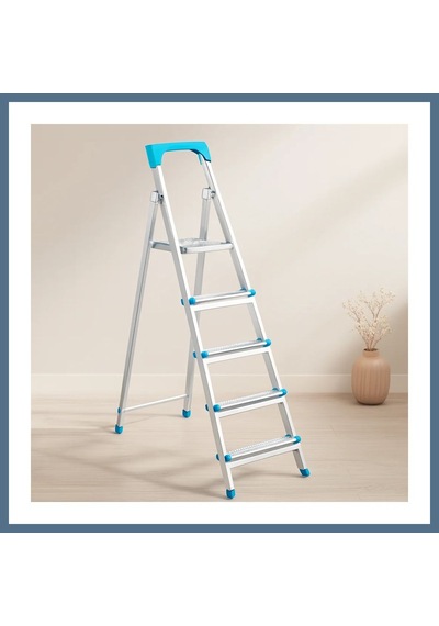Buradabulabilirsin 4+1 Basamaklı Metal Merdiven 105 Cm 120 Kg Bbz
