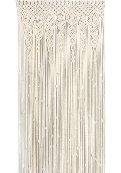 Boho Duvar Askılı Makrome Perde: 90x180cm 408051285