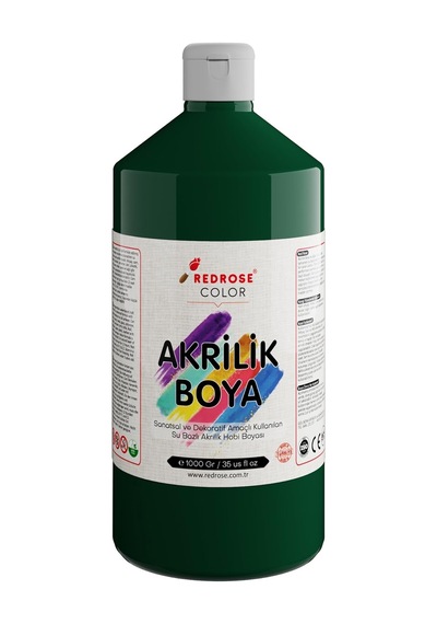 Koyu Yeşil Akrilik Boya 1000 Gr