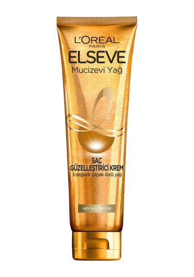 L'oréal Paris Elseve Mucizevi Yağ Saç Güzelleştirici Krem Her Saç Tipi 150 Ml - 5 Adet Tarı