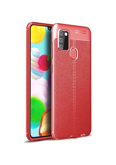 Samsung Uyumlu Galaxy A21S Kilif Deri Tarzi Niss Silikon Case 389836600