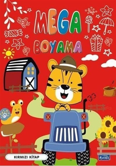 Mega Boyama-kırmızı Kitap