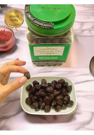 Sele Sofralık Siyah Zeytin 900 Gram Doğal Fermente 900 Gram