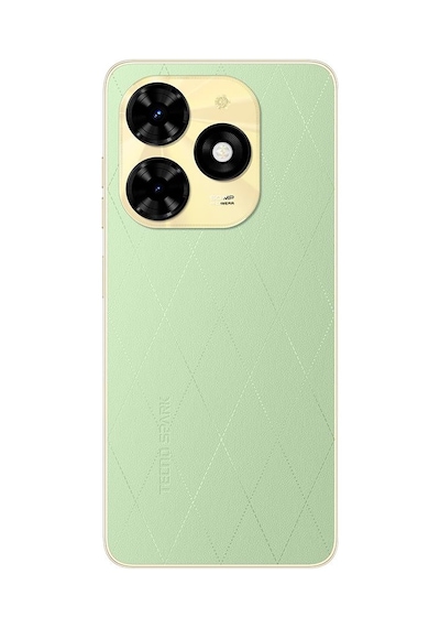 Tecno Spark 20 Pro Yeşil Kamera Camlı Arka Cam Batarya Pil Kapağı Telefon Arka Kapak 37799673