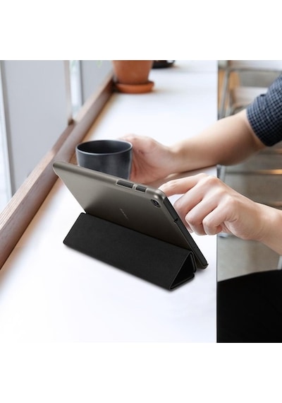 Galaxy Uyumlu Tab A 8.0 S Pen (2019) Kılıf, Spigen Smart Fold - Black