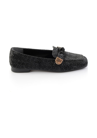 Bambi Siyah Kadın Loafer Ayakkabı K01641022471 Siyah