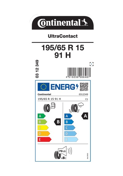 Continental 195/65r15 91h Uc Yaz Lastigi 2025