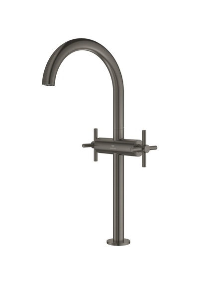 Grohe Atrio Lavabo Bataryası, 1/2" XL-Boyut - 21149AL0 Siyah