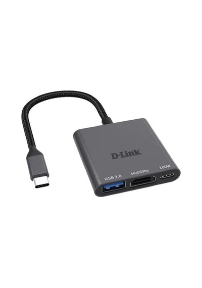 D-lınk Dub-c103 0.15metre Type-c - Hdmı Usb 3.0 Çevirici Adaptör Gold 4k-60hz/100w