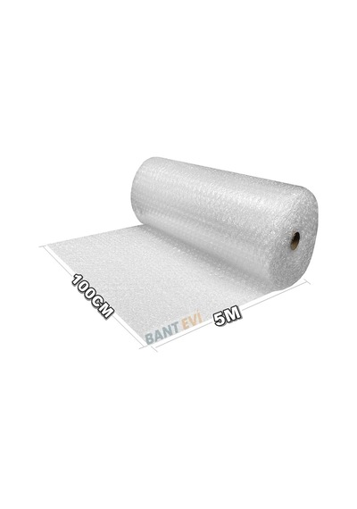 Bant Evi Balonlu Naylon Patpat 100cm Genişlikte Rulo Havalı Eşya Koruma Ambalaj Pat Pat 100cm