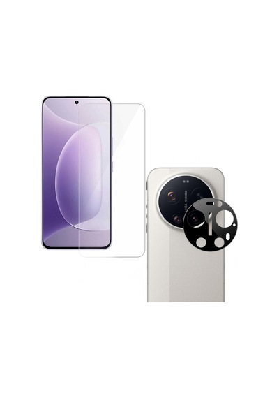 Adige Xiaomi 17 Ultra Ekran Koruyucu + Kamera Lens Koruyucu Siyah Adige Xiaomi 17 Ultra Ekran Koruyucu + Kamera Lens Koruyucu Siyah