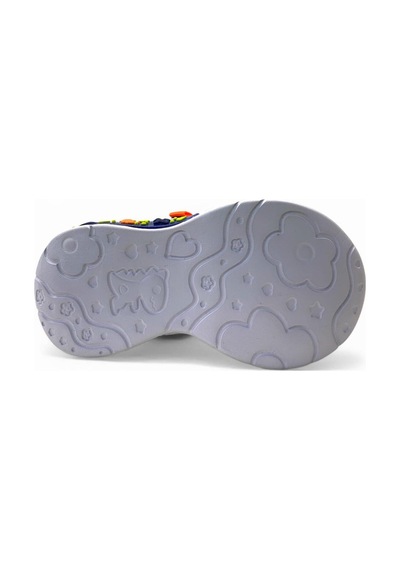 Pepino 2254 Ortopedik Erkek Bebek Saks Mavi Işıklı Rahat Sneaker
