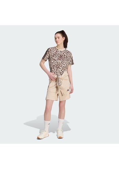Adidas Seasonal Essentials Leopar Kadın Tişört C-adıkh1549b30a00 Kahverengi