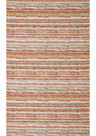 Multy Hasır Görünümlü Kaymaz Renkli Dokuma Modern Kilim