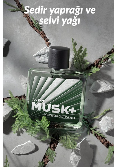 Musk Metropolitano Erkek Parfüm Edt 75 Ml. İkili Set Odunsu