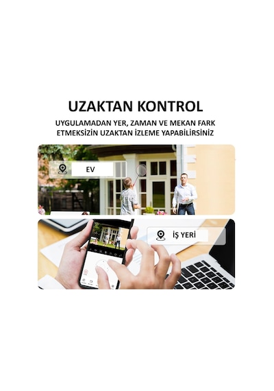 3815 6mp Çift Lens 4gsım Kartlı Akıllı Güvenlik Kamerası İnsan Takibi Çift Yönlü Ses Okam Pro Türkçe