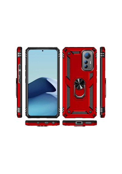 Xiaomi Mi 12 Lite Kilif Zore Vega Yüzüklü Standli Zirh Kilif 559731790