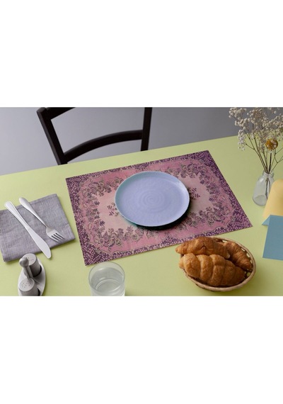 Turkıshrug Kıngdom Şık Tasarımlı Renkli Sofra Altlığı Polyester