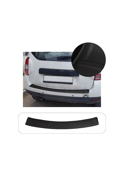 Dacia Duster 2010-2017 Uyumlu Arka Tampon Eşiği Koruma Abs Parlak Siyah