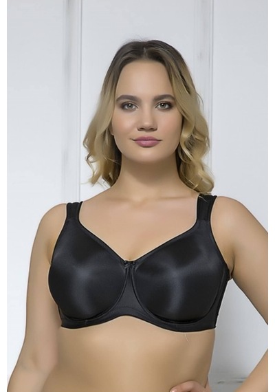 Moonlight 2119 Minimizer Toparlayıcı Balenli Sütyen Siyah