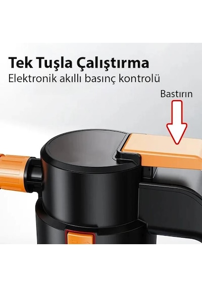Zhltools 2l Yüksek Basınçlı Şarjlı Köpük Makinası Oto Yıkama Pompası Köpük Püskürtücü