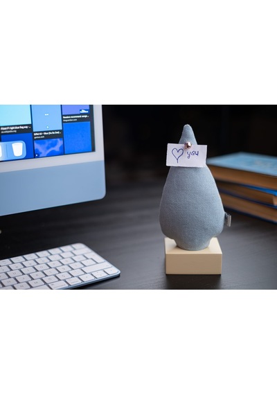 Kayigo  Woody Krem Üçlü Ofis  Seti - Mavi Ladin