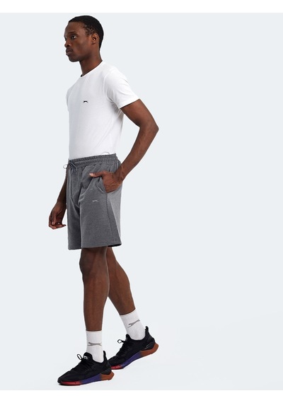 Slazenger KALLIE Erkek Cepli Gri Şort