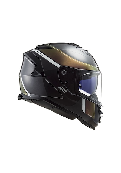 Ls2 Storm Velvet Motosiklet Kaskı Gökkuşağı - Mat Siyah