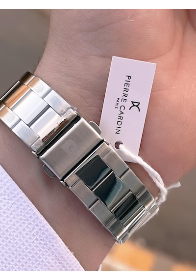 Pierre Cardin Damat Ve Nişan İçin 2 Yıl Garantili 3 Atm Suya Dayanıklı Erkek Kol Saati E.800411f02 Gri