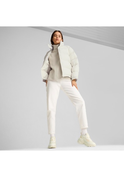 Puma Mono Kadın Beyaz Dik Yaka Mont Beyaz