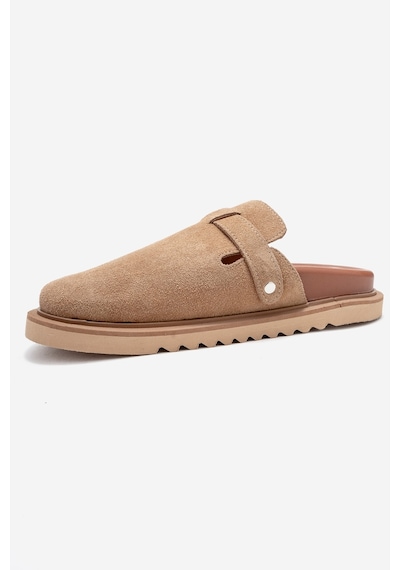 Luvishoes Luvi Shoes Vesta Toprak Süet Tokalı Hakiki Deri Kadın Burnu Kapalı Terlik Toprak Luvishoes Luvi Shoes Vesta Toprak Süet Tokalı Hakiki Deri Kadın Burnu Kapalı Terlik Toprak