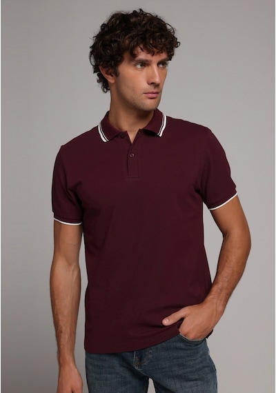 Colin's Colins Regular Fit Polo Yaka Düz Erkek Mor Kısa Kol Tişört Cl1080027 Q1.v2 Dpl Dark Plum Colin's Colins Regular Fit Polo Yaka Düz Erkek Mor Kısa Kol Tişört Cl1080027 Q1.v2 Dpl Dark Plum