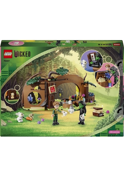 LEGO® Wicked Elphaba’nın Sığınağı 75687 - 7 Yaş ve Üzeri Çocuklar için Orman Temalı Yaratıcı Oyuncak Yapım Seti (228 Parça)
