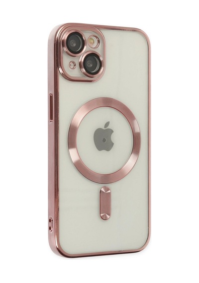 Apple Uyumlu iPhone 14 Kılıf Kross Magneticsafe Kapak - Rose