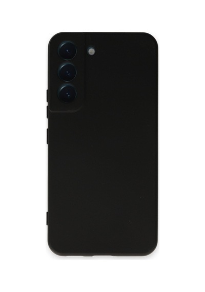 Samsung Galaxy S22 Ile Uyumlu Kılıf Nano Içi Kadife Siyah Renk Kamera Korumalı Silikon Kapak Col169800-siyah