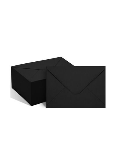 Roco Paper Siyah Minik Zarf 7x9 Cm 50 Adet