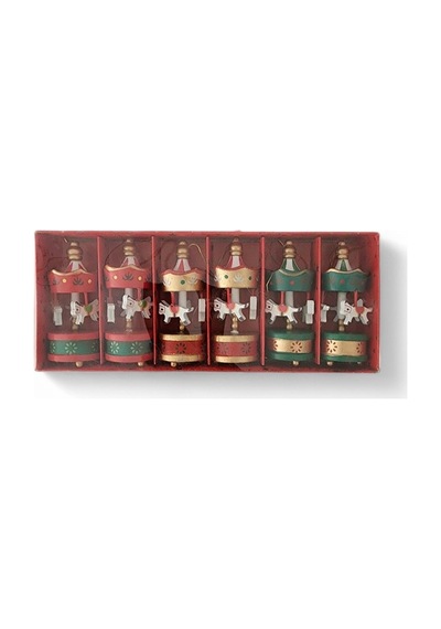 Altılı Atlı Karınca Yılbaşı Dekor
