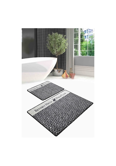 Bhpc Polo Histo Djt 2 Li Set Banyo Paspas Seti Klozet Takımı Çok Renkli