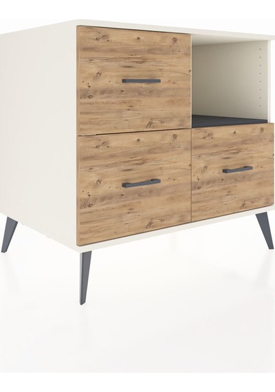 Kronos Şifonyer Tek Raflı 3 Çekmeceli 88x59x80 Aytaşı-antrasit/çam Antrasit/çam Kronos Şifonyer Tek Raflı 3 Çekmeceli 88x59x80 Aytaşı-antrasit/çam Antrasit/çam
