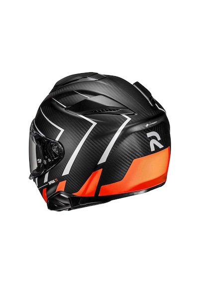 Hjc Rpha71 Carbon Cano Mc6hsf Kapalı Kask Siyah - Turuncu