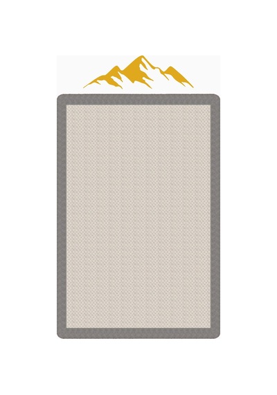Modern Desenli Dijital Baskı Kaymaz Taban Halı H0268 Renkli